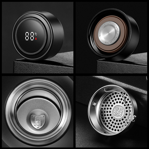 Display temperature thermos cup smart digital display thermos cup gift box set temperature display thermos cup gift box gift