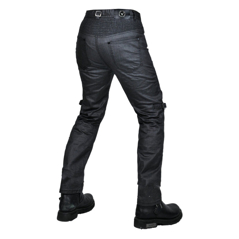 Volero motocicleta jeans hombres casual retro casual motocicleta recta pantalones de montar a campo traviesa resistente a la caída