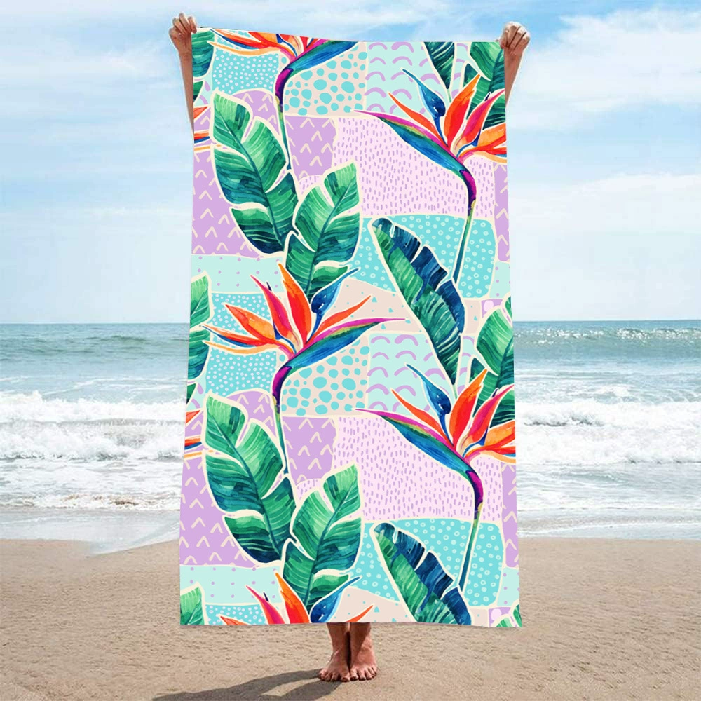 Quick dry double-sided beach cartoon cute bath towel, (Physicals), Amazon