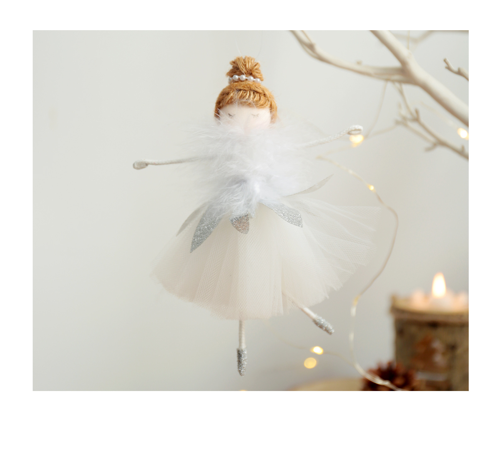 Christmas Princess Cute Cartoon Cloth Indoor Party Festival Hanging Ornaments display picture 2