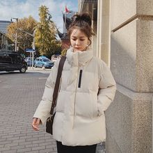 2022年短款棉服女冬季新款韓版寬松學生面包服羽絨棉衣外套ins