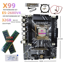 全新X99主板原芯片2680V4内存32G游戏CPU套装DDR4工作室多开