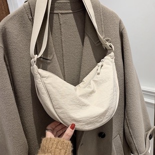 Sports shoulder bag, nylon one-shoulder bag, trend bag strap, Korean style