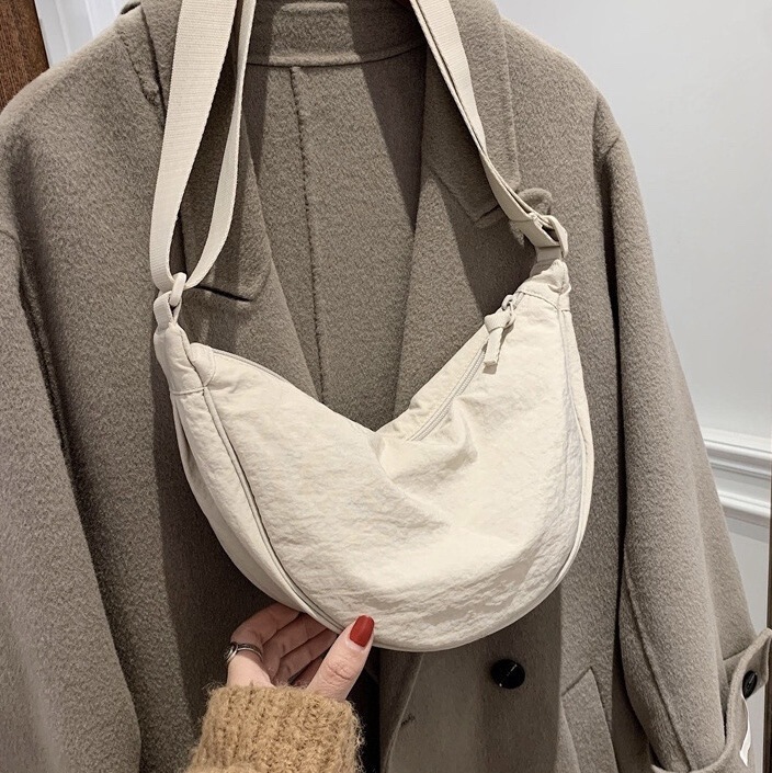 Sports Crossbody Bag Fitting Room Shoulder Bag Nylon Crossbody Bag Shoulder Bag Female Student Korean Style Small Cloth Bag Korean Style Trendy