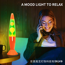 跨境欧美规装饰lava lamp小夜灯装饰工厂批发蜡灯13寸14寸熔岩灯