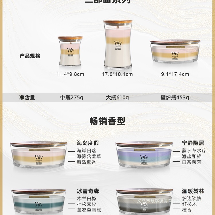 高颜值新款 白噪音海岸线香薰蜡烛送礼家用持久香氛生日伴手礼物|undefined