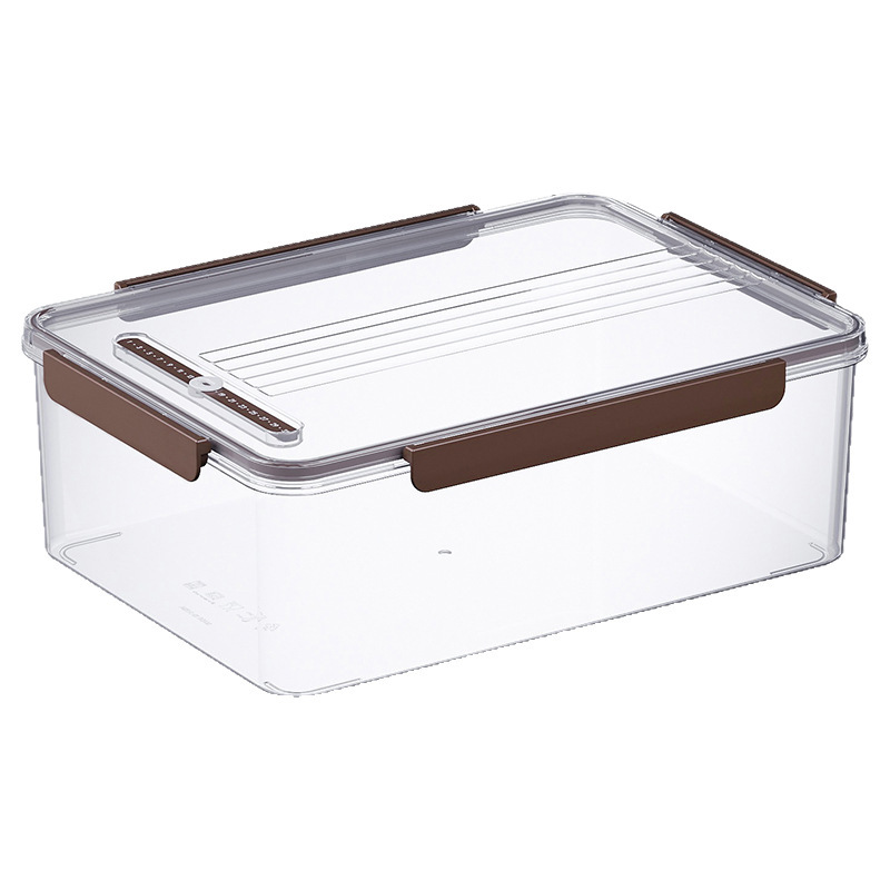 透明密封鮮度保持ボックス家庭用冷蔵庫分類厚手収納ボックスキッチン果物野菜食品級収納ボックス|undefined