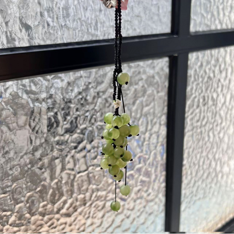 小清新手工diy夏日青提葡萄背包钥匙扣车挂件送闺蜜女友创意礼物|undefined