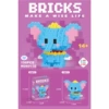 W2601-32 Mini Big Ear Elephant 156PCS (low price impulse model)