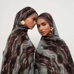 アマゾン速売通クロスボーダー熱売ポリエステル綿プリント包頭巾printed hijab MYB003