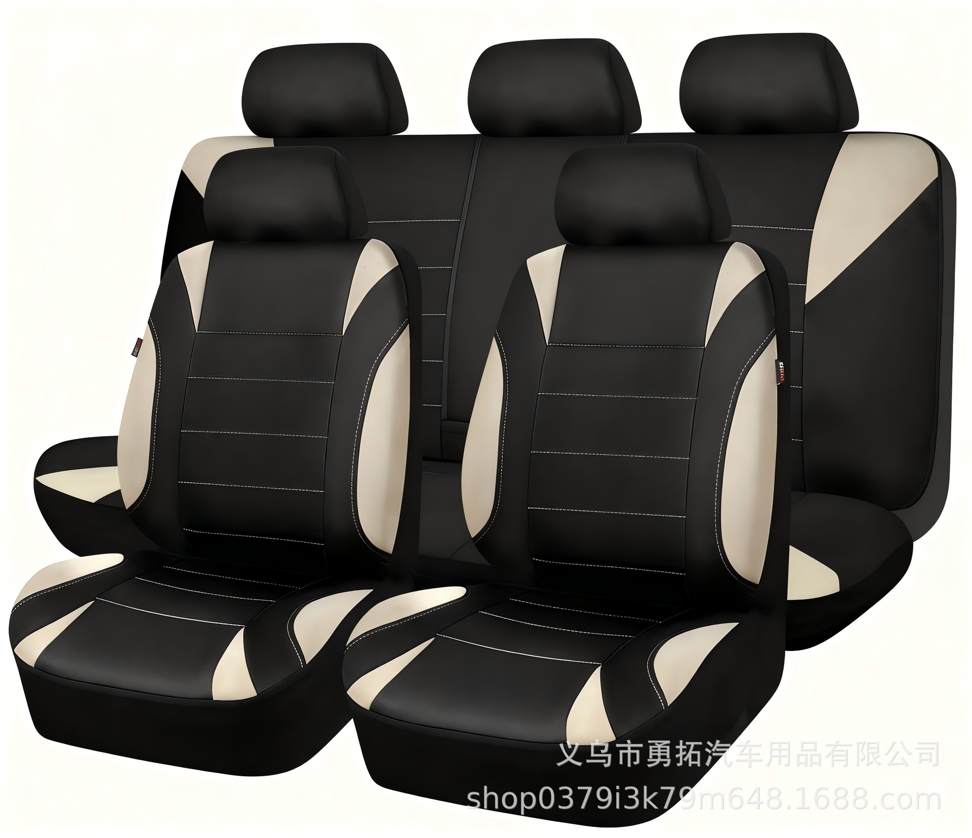 Cross-Border Hot-Selling Elastic Single-Thread Crescent Fabric Universal Car Seat Cover Amazon Temu Meike Duo Europe and America