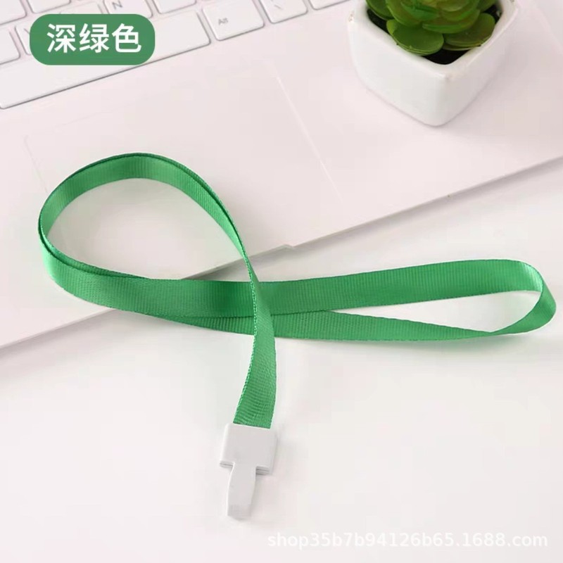 证件卡卡套ABS扣挂绳塑料一体扣绳展会学生吊绳挂脖绳工作卡绳子|undefined