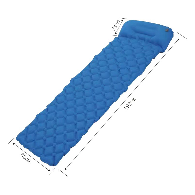 Tpu Inflatable Mat Outdoor Single Inflatable Sleeping Mat Camping Inflatable Moisture-Proof Mat Portable High Elastic Tent Inflatable Mattress