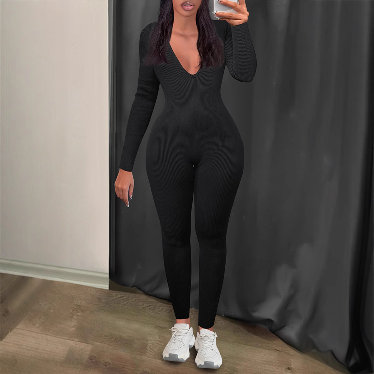 Nuevo producto transfronterizo 2023 Amazon estación independiente Venta caliente moda sexy mono apretado