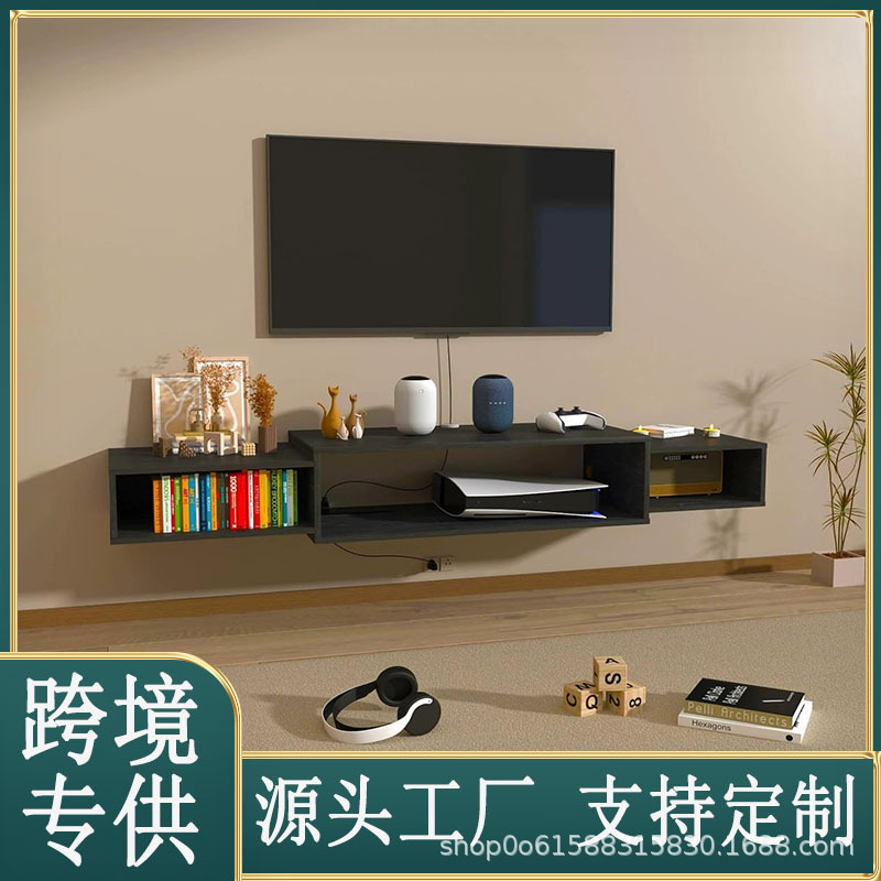 Multifunctional Tv Cabinet Wall-Mounted Modern Minimalist Nordic Wall-Mounted Living Room Storage Cabinet Suspended Wall Cabinet Storage