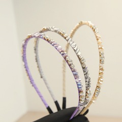 Korean Dongdaemun Trendy Crystal Hairpin with High-End Sense, Full Diamond Water Diamond Hair Accessories for Wholesalers