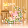 Under the Moon in front of the Flowers-Merole Rabbit