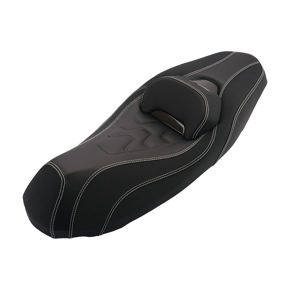 Suitable for 20-24 Models of Yamaha Nmax155 Motorcycle Modified Seat Cushion, Thickened Waterproof Lumbar Support Seat Package Assembly