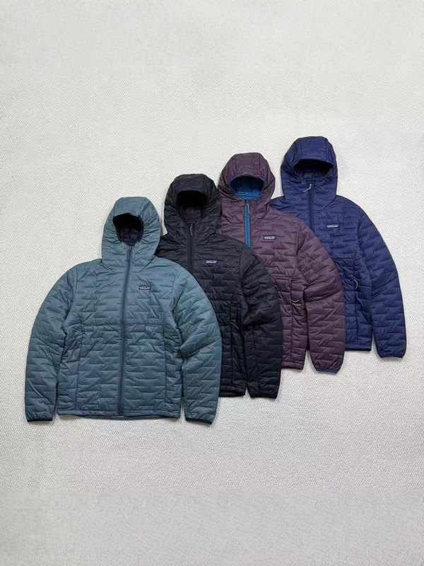 Pata户外 防风轻量化保暖连帽衣棉服 可收纳轻薄棉服美式休闲外套|undefined
