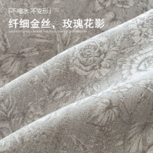新款南洋玫瑰双面雪尼尔浮雕提花法式轻奢卧室遮光柯桥源头厂家