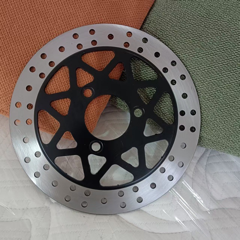 Modified Motorcycle 240/58/70 Three-Hole Electric Vehicle Front and Rear Disc Brake Disc Pedal Electric Vehicle Modification Parts