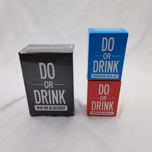 Truth or Drink party game card set, Crazy Drinking Series, Do or Drink board game