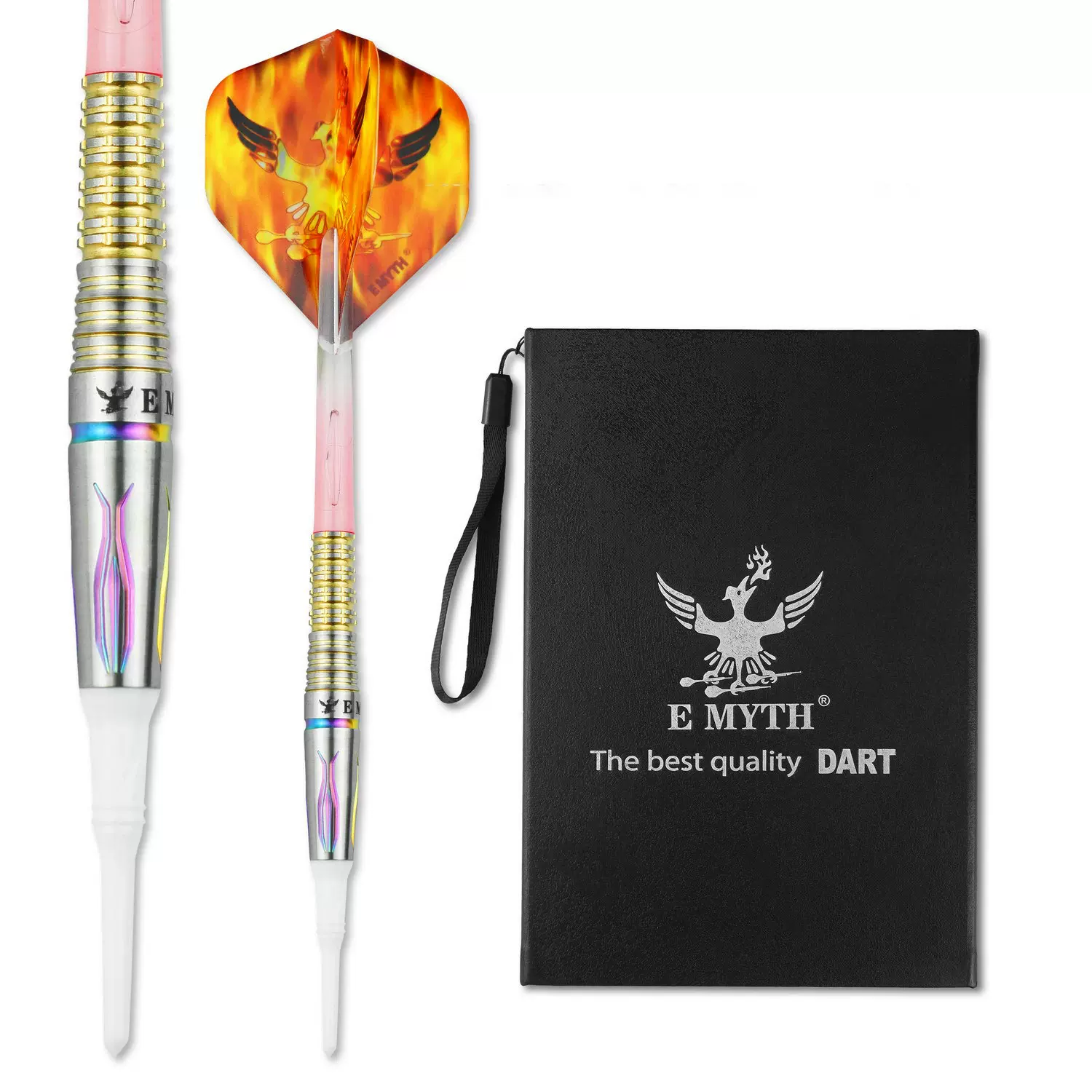 E MYTH 朱雀款 19克 软式飞镖  炫彩镭射七彩  90%钨钢飞镖