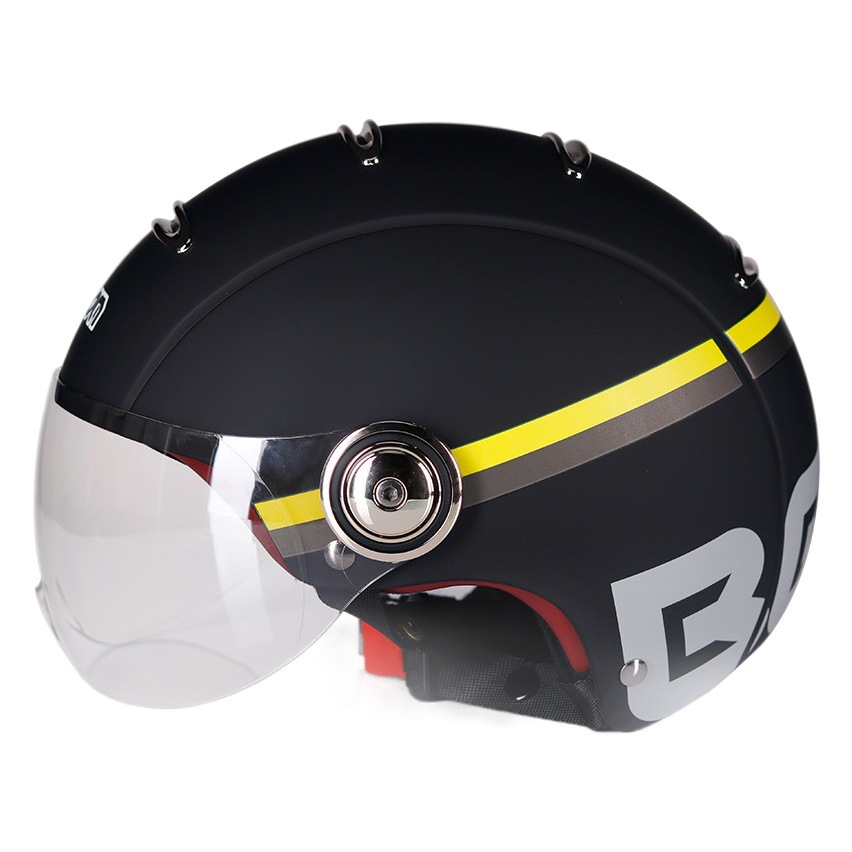 BEON medio casco coche eléctrico cabeza femenina casco de la motocicleta Four Seasons universal verano primavera ventilación transpirable B105 liquidación