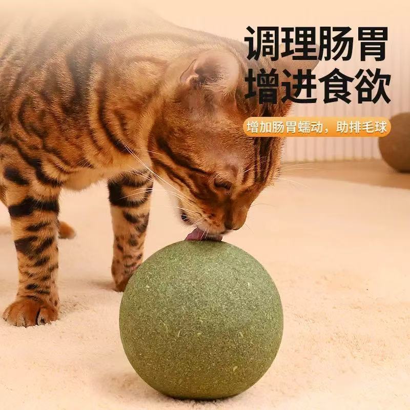 猫薄荷球超大10cm巨无霸超大号猫薄荷虫瘿果清新口气猫咪玩具批发|undefined