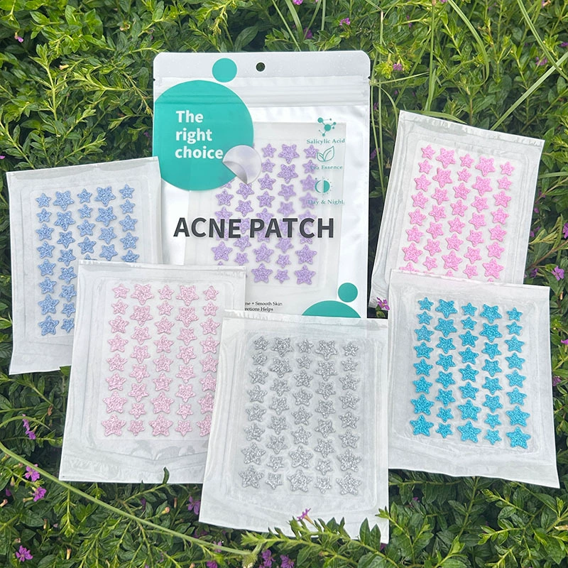 Хит продаж от производителя: красочные, милые пластыри от прыщей в форме звездочек, изолирующие и маскирующие, поглощают выделения, гидроколлоидные, можно наносить под макияж, в наличии, мгновенное удаление прыщей.