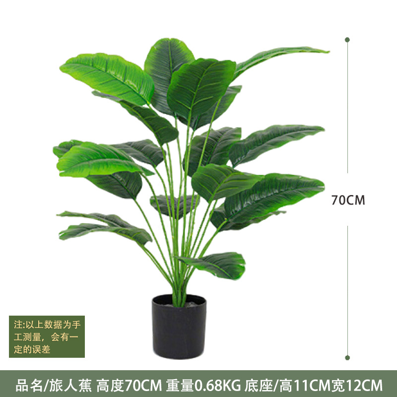 Decoración interior de plantas verdes de simulación de gran tamaño, plátano de bambú, gigantesco, plantas verdes falsas en maceta, paisajismo de plantas de simulación al por mayor image 7