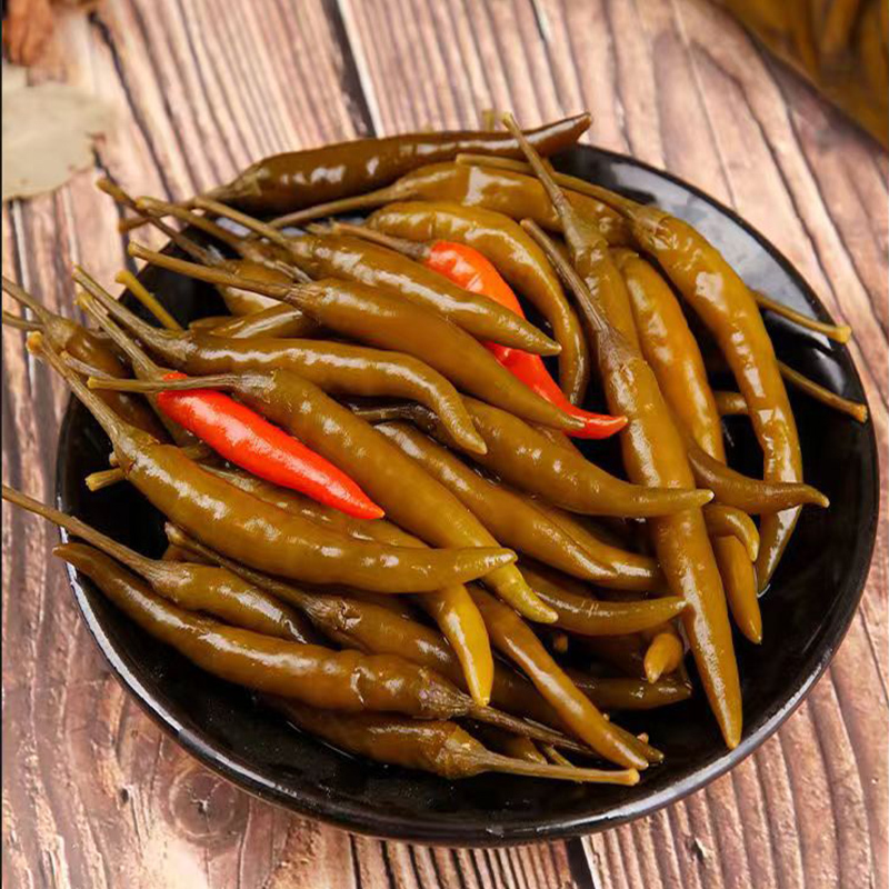 腌制小辣椒咸菜手工农家自制小米椒尖椒酱菜朝天椒酸甜泡椒下饭菜|undefined