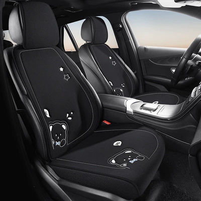 Four Seasons Pad | seat cushions, seat covers - midnight-black-front-row-dual-seats-default-item