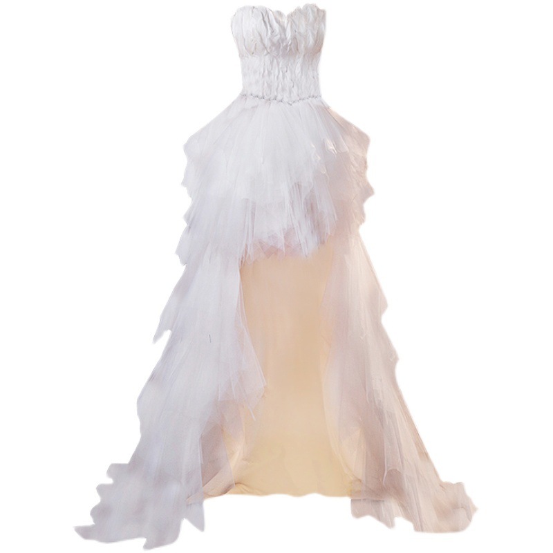 Qiannianzhilian Tube Top Wedding Dress Princess Style 4