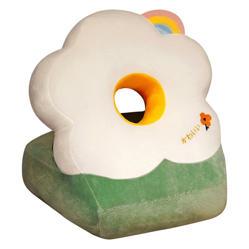 Flor de seda de hielo de verano Oficina almuerzo descanso artefacto estudiante niños siesta almohada acostado dormir mano almohada chica dormir almohada