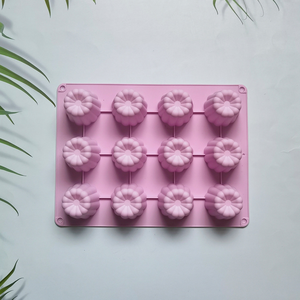 12 Lian Keoli 10 molde de silicona pastel helado pudín molde de postre jabón utensilios