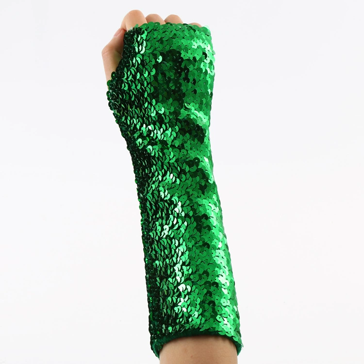 Эластичные ногти Sequins, рукава, перчатки, ( торговля), оптовая продажа, без пальцев