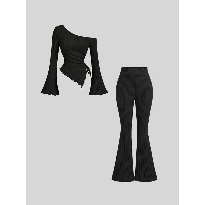 S 494 T5252 generación Aliexpress transfronterizo nueva mujer de color sólido asimetría collar top &