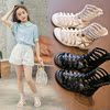 Rome Sandals children girl Sandals new pattern fashion Gaobang 2022 girl leisure time Princess shoes CUHK Korean Edition