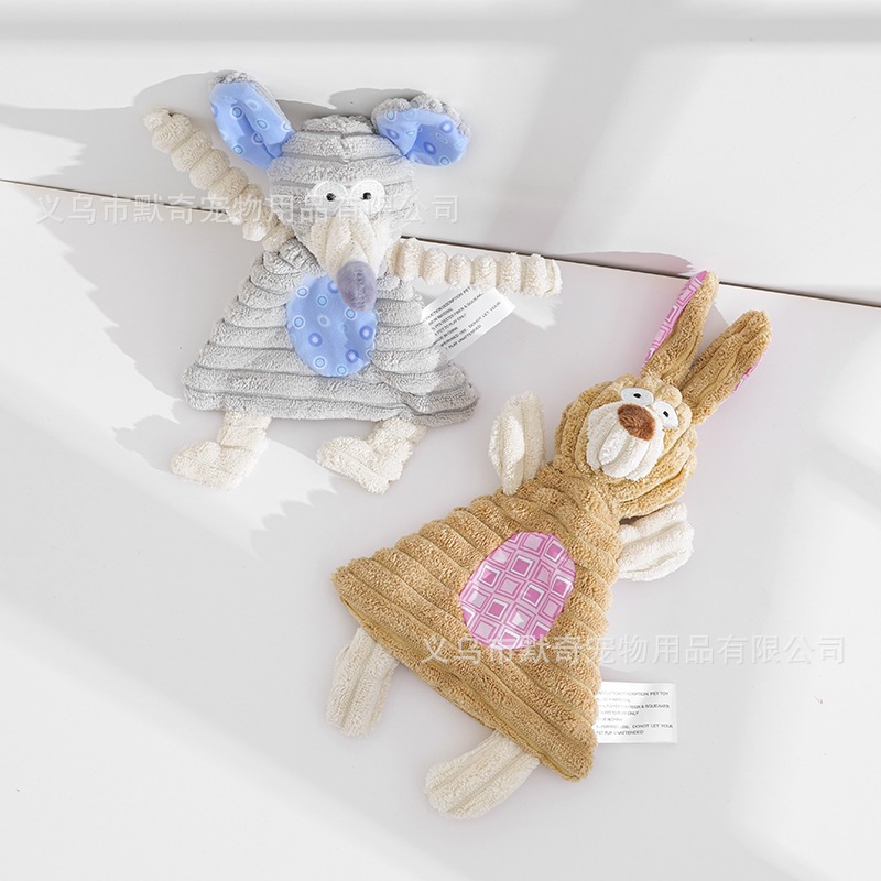 Peluches de sonido de cáscara de cuero-Doudou Rabbit Doudou Mouse