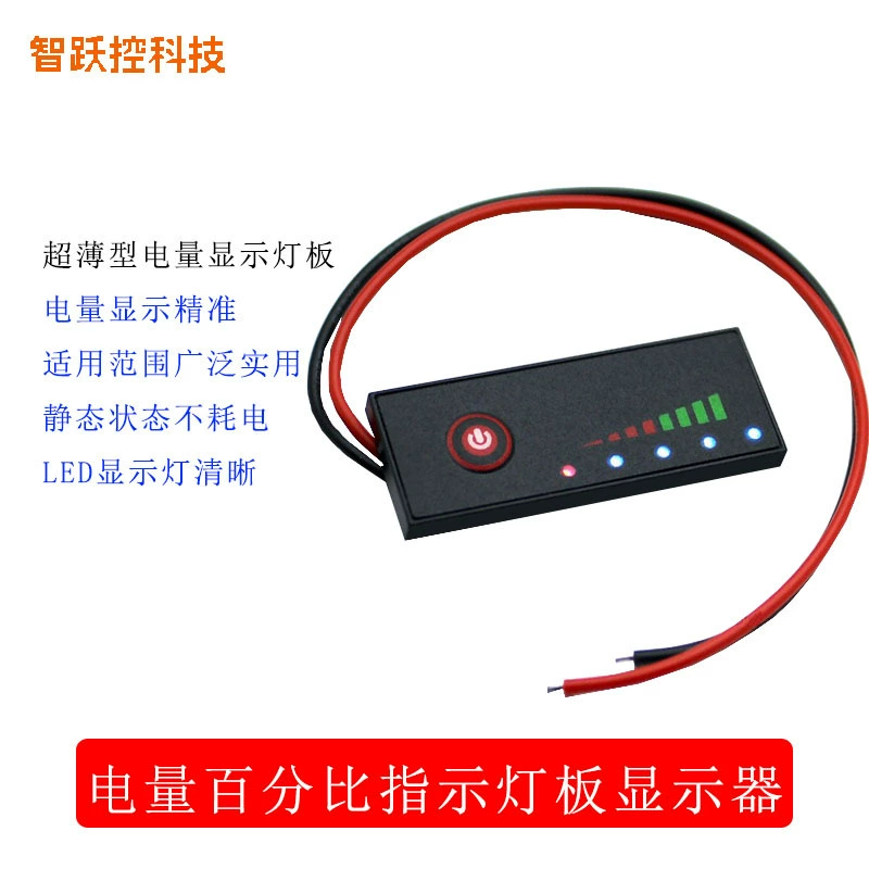 Литиевая батарея Индикатор заряда 12V литий-дисплей Процент заряда батареи монитор анти-обратное соединение