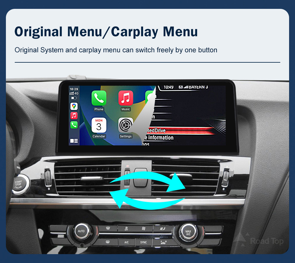 Lutuo Linux Touch Display Screen Is Suitable for Bmw X3 X4 F25 F26 2011-2016 Cic Nbt