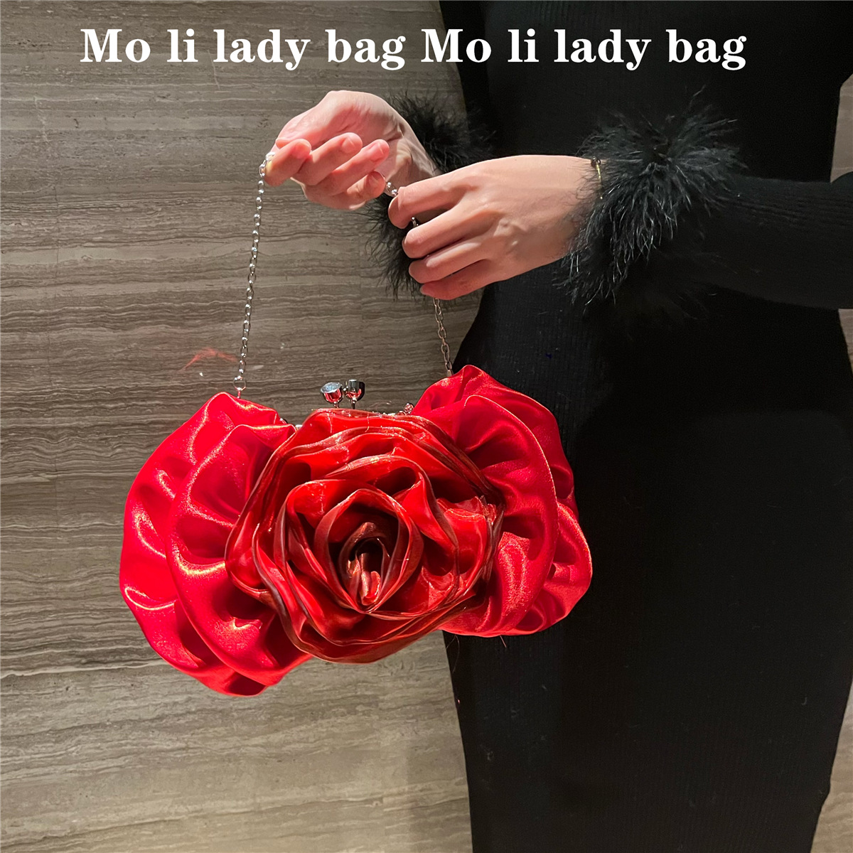 270g Weight Polyester Lining Material Open Closure Type Top Handle Strap Type Evening Bag Bags Type Daily, Street, Shopping Occasion Silk Material Flower Pattern All Seasons Season Women's Gender Elegant, Streetwear Style Square Shape Small Size Red Purple Silver Silk Flower Square Evening Bags 10
