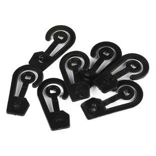 Factory Direct plastic hook accessories Black Question Mark Hook socks packaging hook mobile phone display box hook