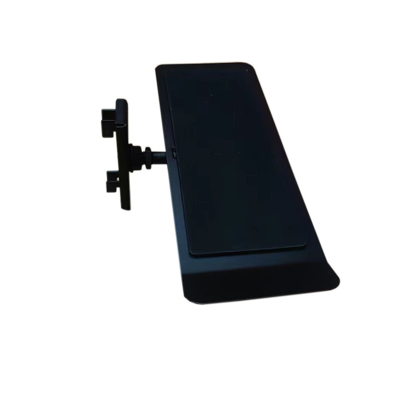 Doble A-pilar soporte de zapatos estante de exhibición 21.5 * 7.8cm tamaño de zapatería negra personalizada estante de exhibición de zapatos de tienda