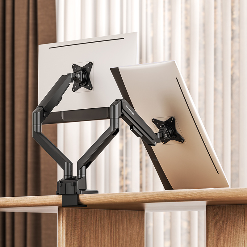 Songneng Computer Dual Monitor Stand Arm Mechanical Cantilever Desktop T16-2 Display Screen Pneumatic Lift Base