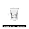 Import glossy diamond crystal, retro wineglass, cup