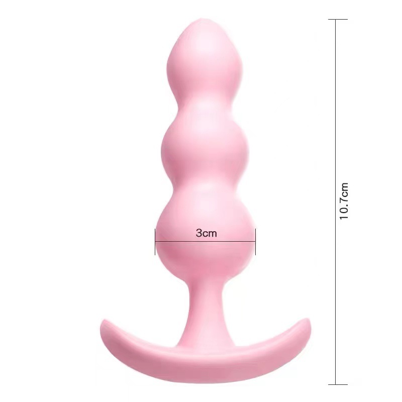 Jelly Anal Plug 3-Pack, Flexible TPE, Three Sizes for Beginners — detail image 17