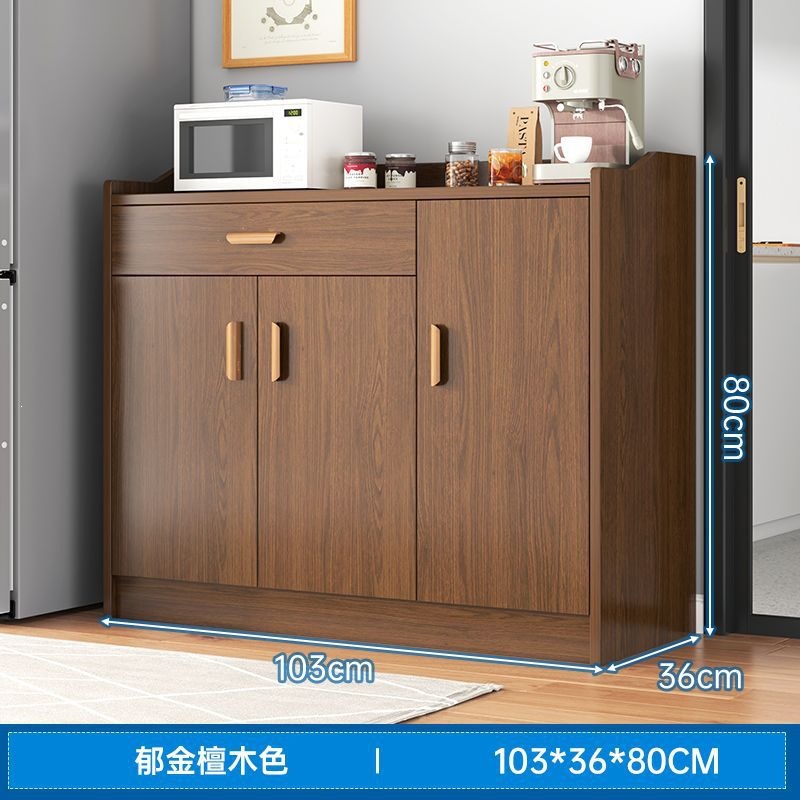 Gabinete de té sala de estar gabinete de comedor artículos domésticos de madera maciza para preparar comidas contra la pared armario de almacenamiento armario de cocina