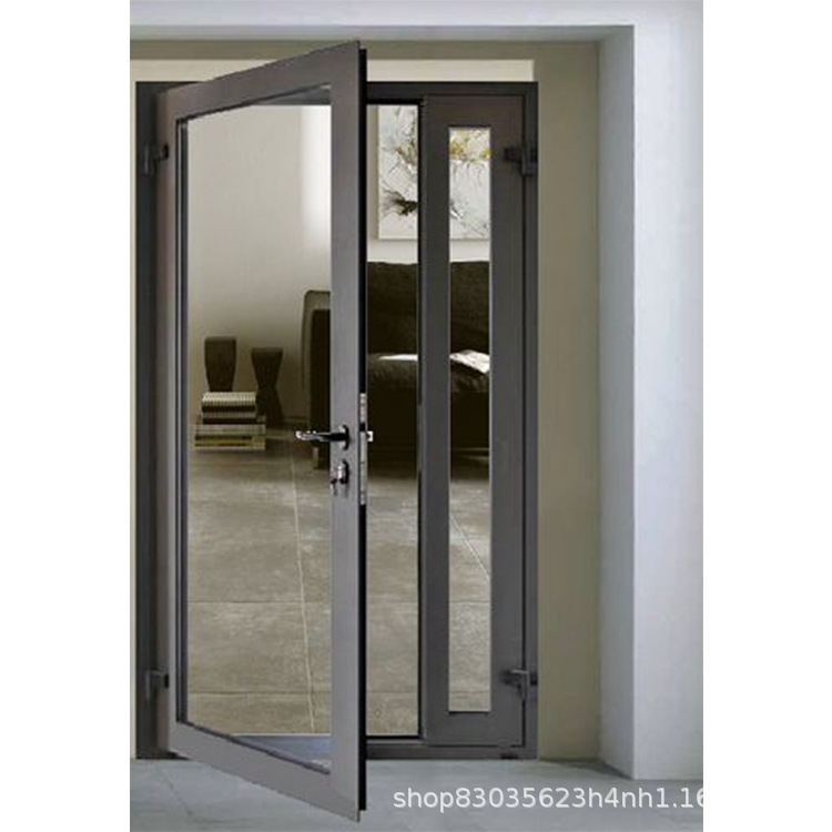 Best-Selling Home Entrance Door Balcony Door Kitchen Mute Modern Fashion Aluminum Alloy Glass Swing Door